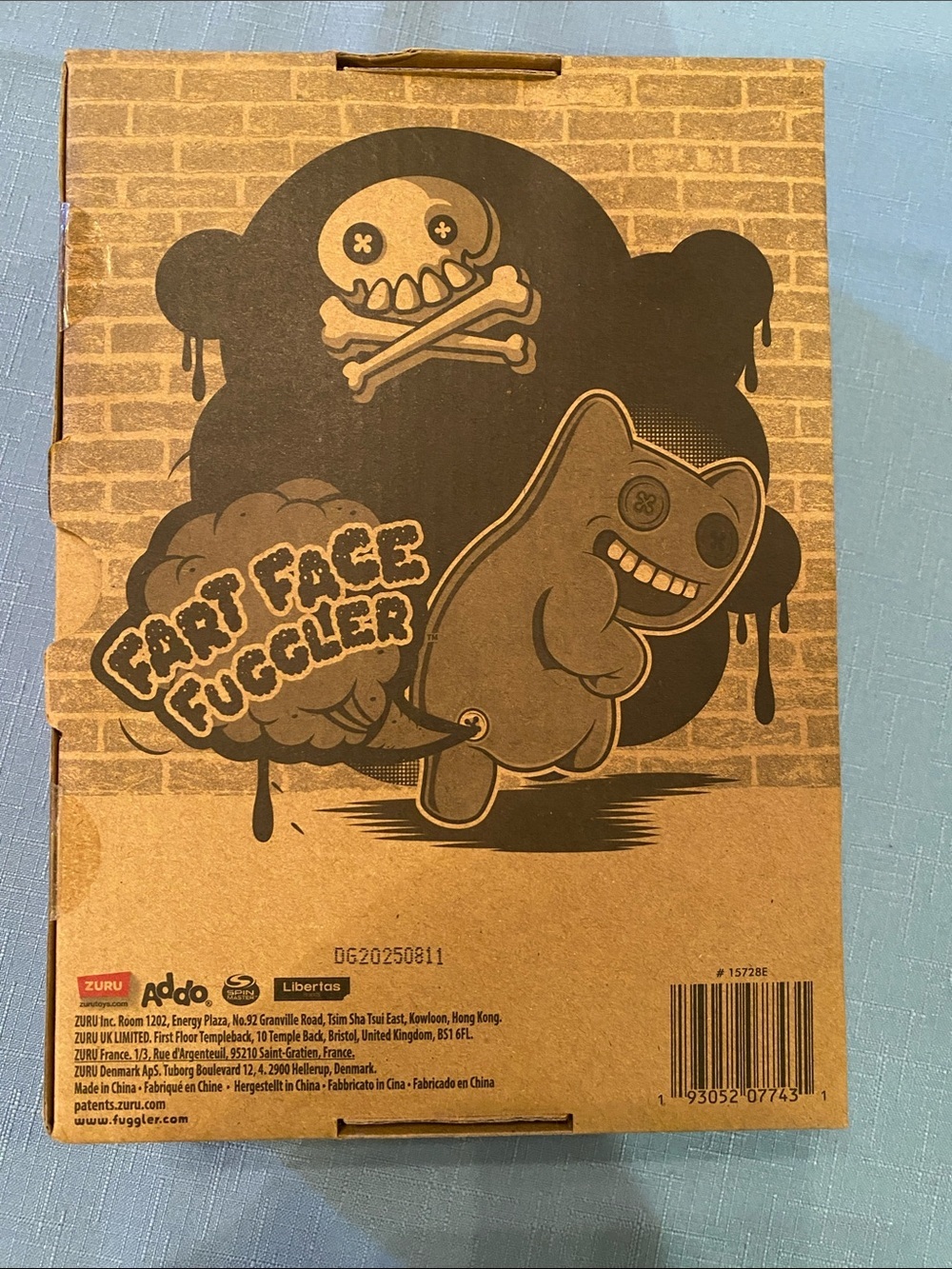 NWT Zuru Fart Face Fuggler Funny Ugly Monster 9” Plush Underoo Mcgoo (brown) - Picture 2 of 3